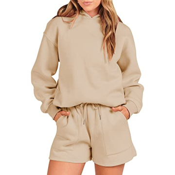Stylish ANRABESS Women's 2 Piece Sweat Set for Anytime Wear