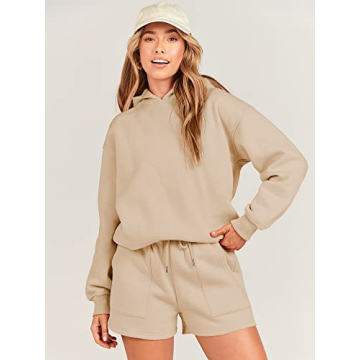 Stylish ANRABESS Women's 2 Piece Sweat Set for Anytime Wear