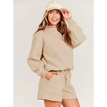 Stylish ANRABESS Women's 2 Piece Sweat Set for Anytime Wear
