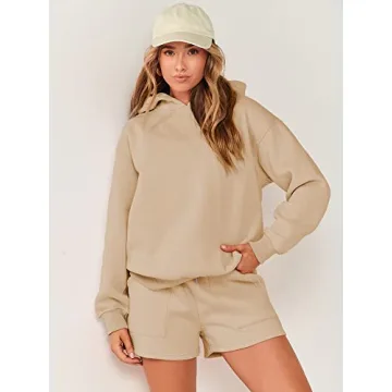 Stylish ANRABESS Women's 2 Piece Sweat Set for Anytime Wear