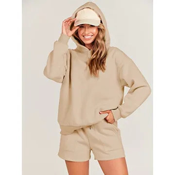 Stylish ANRABESS Women's 2 Piece Sweat Set for Anytime Wear