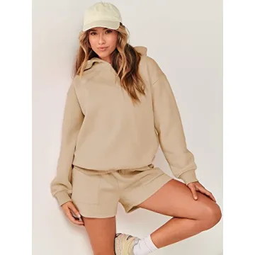 Stylish ANRABESS Women's 2 Piece Sweat Set for Anytime Wear