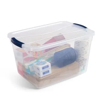 Rubbermaid Stackable 32 Qt Storage Containers - 6 Pack