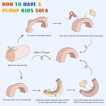 Stylish jela Kids Couch for Toddlers and Kids Indoor Play