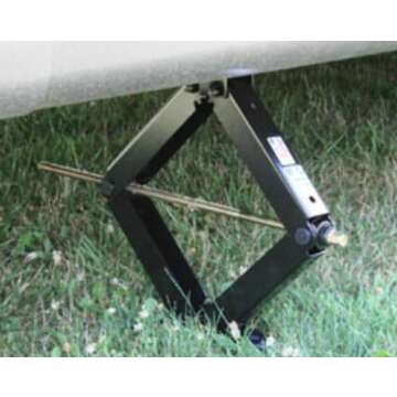 ADNIK BAL 24003D Deluxe Leveling Scissor Jack - Easy Elevation