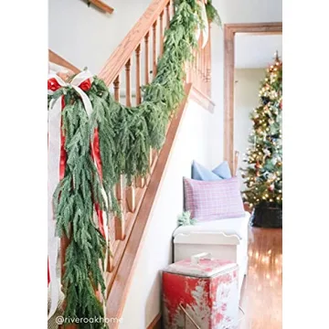 Afloral Real Touch Norfolk Pine Garland - 60" - Wedding, Event and Home Decor