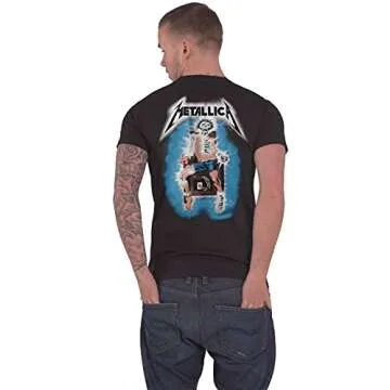 Metallica Unisex T-Shirt: Metal Up Your Ass (Back Print) - Large