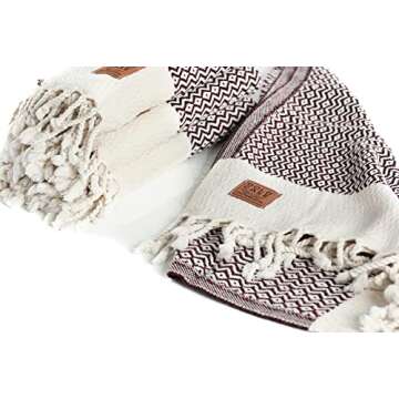 Gold CASE Turkish Hand Towels Set of 4 – 100% Cotton Luxury