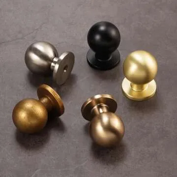 POVEFONK 10 Pack Antique Brass Kitchen Cabinet Knobs Vintage Drawer Knobs Aged Bronze Kitchen Cabinet Hardware Zinc Alloy Kitchen Handles Drawer Knobs Dresser Handles