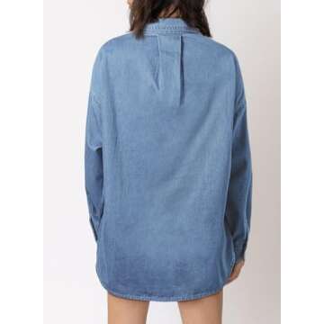 Stylish Astylish Women's Oversized Denim Shacket