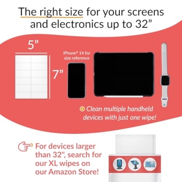 iCloth 70% Isopropyl Alcohol Wipes – Large 100 Count