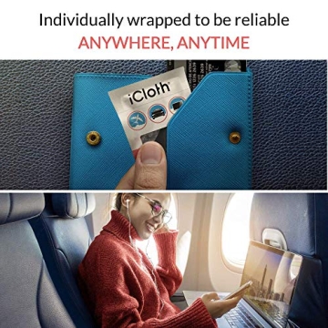 iCloth 70% Isopropyl Alcohol Wipes – Large 100 Count