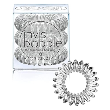 invisibobble Original Traceless Spiral Hair Ties with Strong Grip, Non-Soaking, Hair Accessories for...