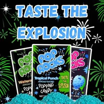 Fun Dip, Pop Rocks Variety Pack - Nostalgia Candy Sampler - Includes Various Pop Rocks Flavors and Fun Dips Lik a Stix, Cherry Yum and Razz Apple - Packaged by Gaudum (16)