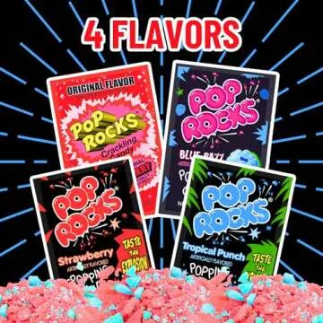 Fun Dip, Pop Rocks Variety Pack - Nostalgia Candy Sampler - Includes Various Pop Rocks Flavors and Fun Dips Lik a Stix, Cherry Yum and Razz Apple - Packaged by Gaudum (16)