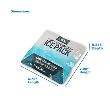 Titan Deep Freeze Ice Pack - 2 Pack for Long-Lasting Cold