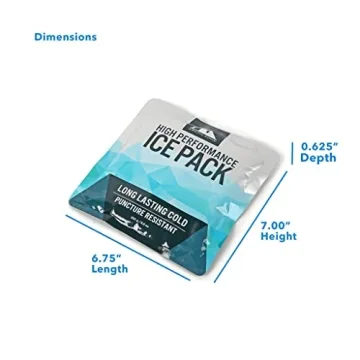 Titan Deep Freeze Ice Pack - 2 Pack for Long-Lasting Cold