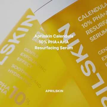 APRILSKIN Calendula10% PHA+AHA Resurfacing Serum | Vegan, Cruelty-Free | Dry, sensitive, acne-prone ...