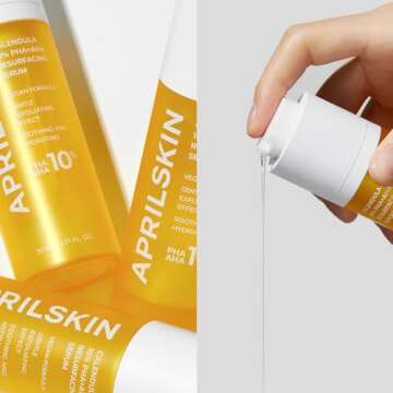 APRILSKIN Calendula10% PHA+AHA Resurfacing Serum | Vegan, Cruelty-Free | Dry, sensitive, acne-prone skin
