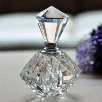 Stylish H&D Mini Refillable Crystal Perfume Bottle