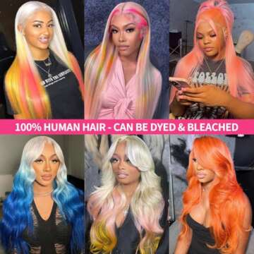 613 13x6 Lace Front Wig Human Hair 34 Inch 613 HD Transparent Lace Frontal Wig for Women 613 Hd Lace Frontal Wig 13x6 613 Human Hair Wig Blonde Wig Human Hair 13x6 Pre Plucked With Baby Hair