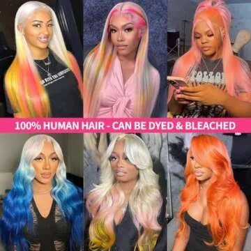 613 13x6 Lace Front Wig Human Hair 34 Inch 613 HD Transparent Lace Frontal Wig for Women 613 Hd Lace Frontal Wig 13x6 613 Human Hair Wig Blonde Wig Human Hair 13x6 Pre Plucked With Baby Hair