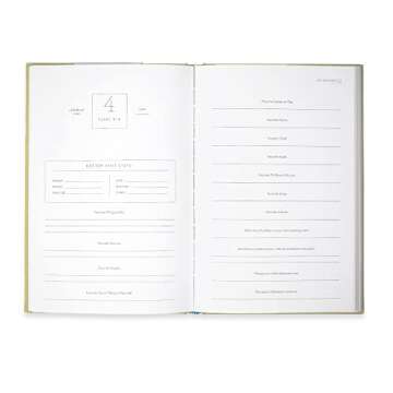 Promptly Journals, A Complete Childhood History: From Pregnancy to 18 Years Old (Sage Green, Linen) | Baby Book and Pregnancy Journal | Baby Memory Book