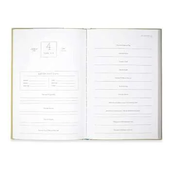 Promptly Journals, A Complete Childhood History: From Pregnancy to 18 Years Old (Sage Green, Linen) | Baby Book and Pregnancy Journal | Baby Memory Book