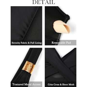 Blooming Jelly Women's Slimming Tummy Control Swimsuit