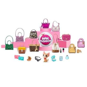 Zuru 5 Surprise Mini Brands Fashion Mystery Set - Bundle with Shopkins Stickers (Fashion Series)