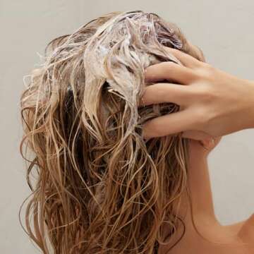 Kristin Ess Hair The One Purple Shampoo for Toning Blonde Hair - Neutralizes Brass + Yellow Tones, Shine Restoring - Sulfate, Silicone and Paraben Free, Color + Keratin Safe, 10 fl. oz.