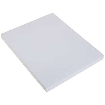 Half Sheet Self Adhesive Shipping Labels for Laser & Inkjet Printers, 200 Count (BL-G8511-100)