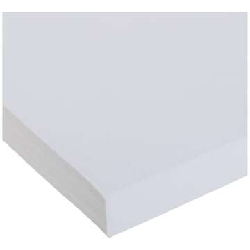 Half Sheet Self Adhesive Shipping Labels for Laser & Inkjet Printers, 200 Count (BL-G8511-100)