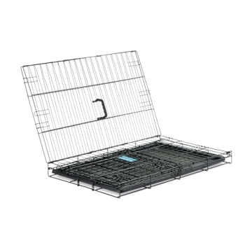 Carlson Secure Foldable Metal Dog Crate for Medium Pets