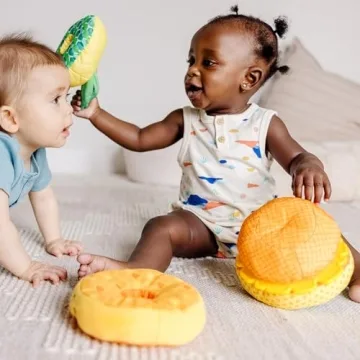 Melissa & Doug Multi-Sensory Pineapple Soft Stacker Toy