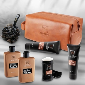 Luxury Men's Bath Set - Smoky Sandalwood Skin Care