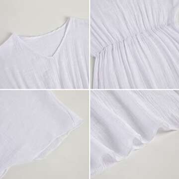 Fommykin Girls Cute Bikini Swimsuit Cover Up for Summer