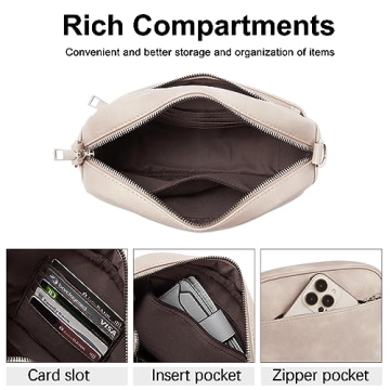 CLUCI Trendy Vegan Leather Crossbody Bag for Women