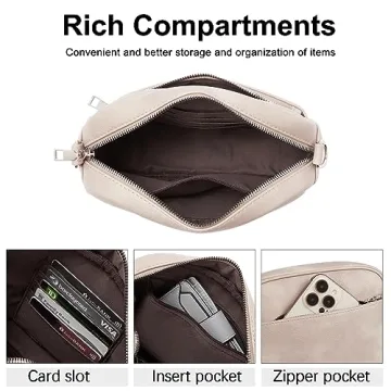 CLUCI Trendy Vegan Leather Crossbody Bag for Women