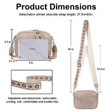 CLUCI Trendy Vegan Leather Crossbody Bag for Women