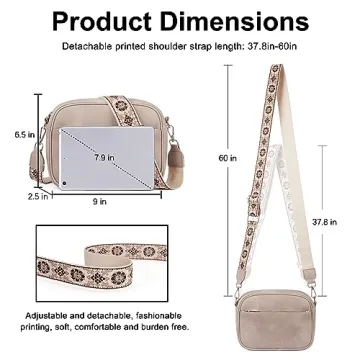 CLUCI Trendy Vegan Leather Crossbody Bag for Women