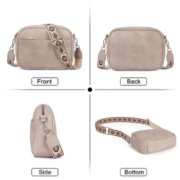 CLUCI Trendy Vegan Leather Crossbody Bag for Women