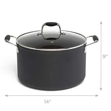 Ecolution 8-Quart Nonstick Stock Pot with Silicone Handle