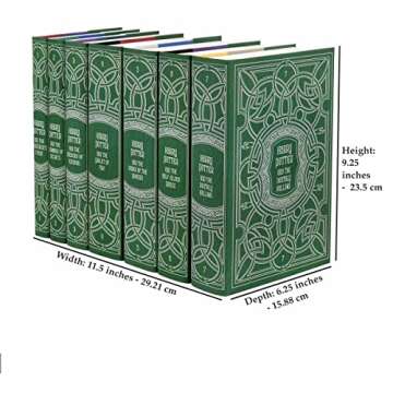 Juniper Books Harry Potter Boxed Set: Slytherin Edition | 7 Hardcover Volumes with Custom Designed A...