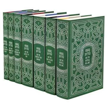 Juniper Books Harry Potter Boxed Set: Slytherin Edition | 7 Hardcover Volumes with Custom Designed Art Book Covers | Author J.K. Rowling | Includes All 7 Volumes