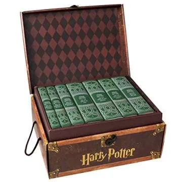 Juniper Books Harry Potter Boxed Set: Slytherin Edition | 7 Hardcover Volumes with Custom Designed Art Book Covers | Author J.K. Rowling | Includes All 7 Volumes