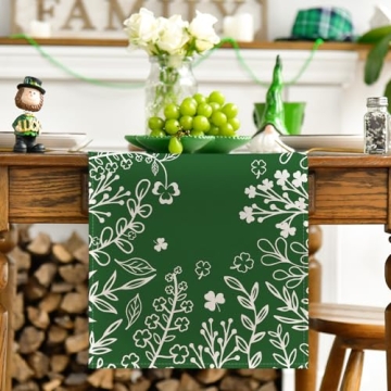 Artoid Mode Table Runner for St. Patrick's Day Decoration