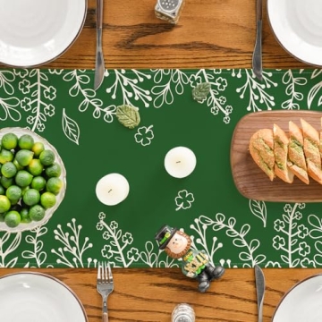 Artoid Mode Table Runner for St. Patrick's Day Decoration