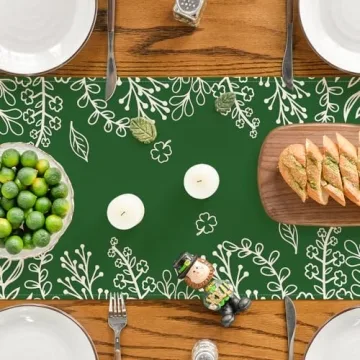Artoid Mode Table Runner for St. Patrick's Day Decoration