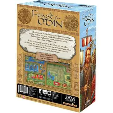 A Feast for Odin Board Game - Viking Saga of Wealth and Glory! Strategy Game, Family Game for Kids &...